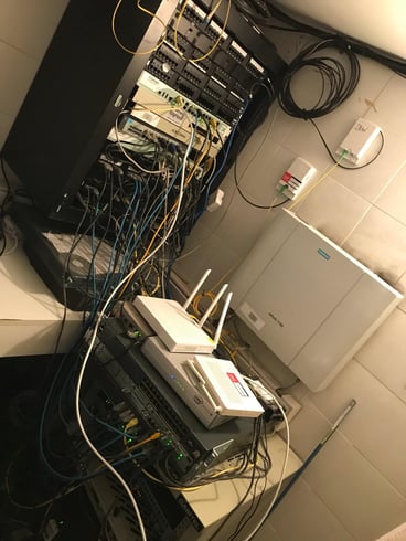 Sala Rack FDM - antes